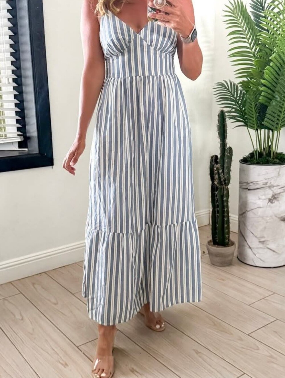 NWOT Universal Thread Striped Maxi Dress- Large